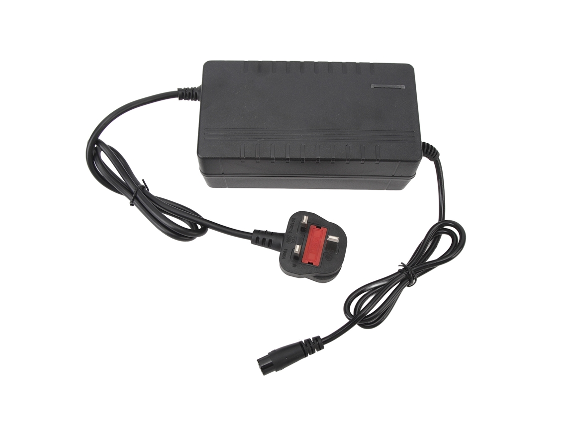 2026-cargador De Patinete Eléctrico 3 Pin Jack Gx16 54.6v 2a Adaptador De Energía Para Patinete Eléctrico Con Plug Uk Ac90‑230v