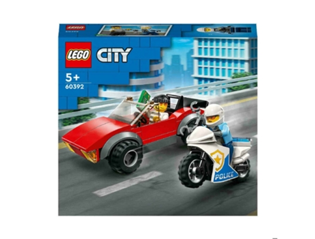 LEGO City Moto de Policia Y Coche a La Fuga (Edad Mínima Recomendada: 5 años - 59 Piezas)