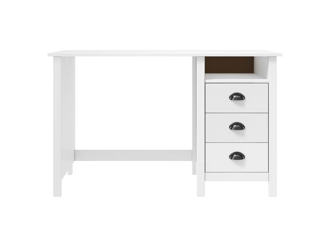Escritorio Hill con 3 cajones, pino macizo, 120x50x74 cm, MAISON EXCLUSIVE