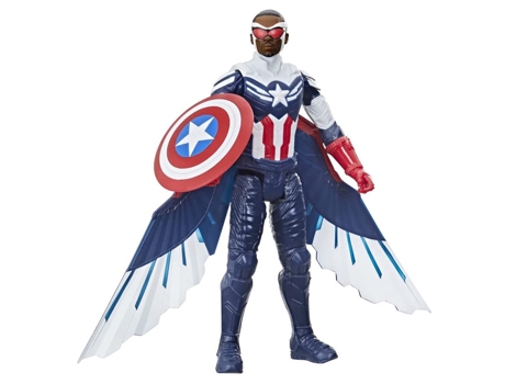 Figura de Acción AVENGERS The Falcon Captain America Marvel Titan Hero Series (Edad Mínima: 4 anos)