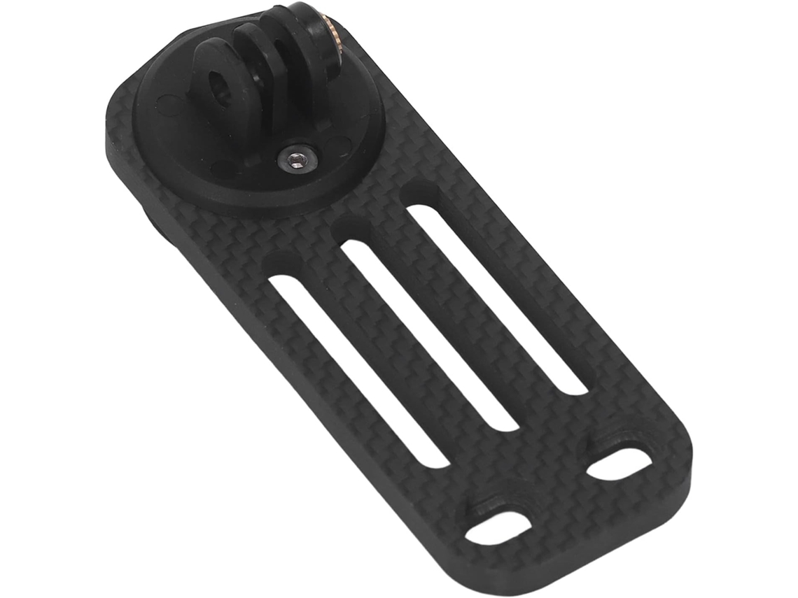 Soporte Para Ciclocomputador De Fibra De Carbono 3k Para Accesorios Delanteros, Ligero.
