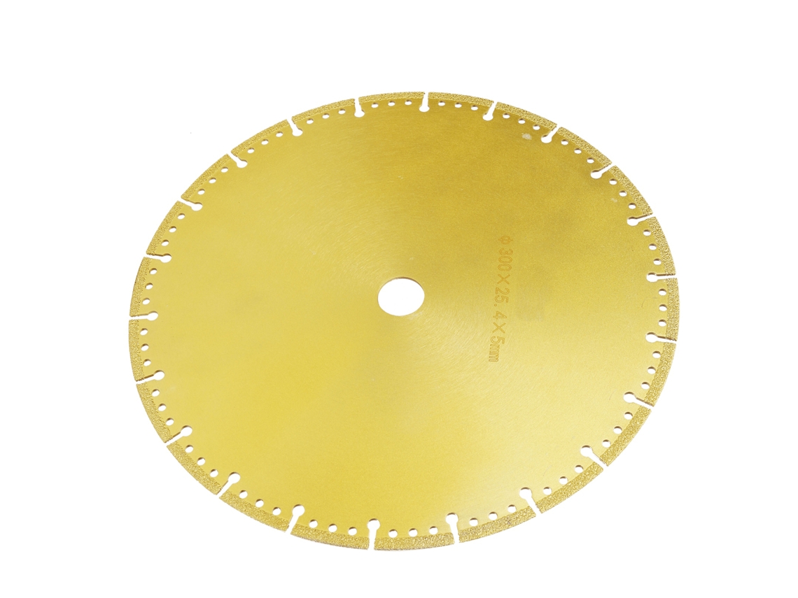 Hoja De Sierra De Diamante Con Soldadura Segmentada Para Cortar Y Pulir Mármol O Vidrio.