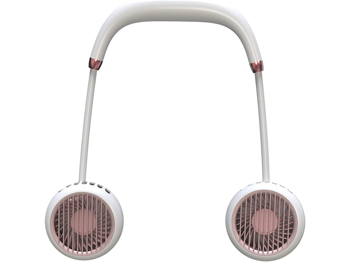 Ventilador De Cuello Portátil Ventilador Refrigeración Sin Aspas 360° Mini Silencioso Recargable Por Usb Con