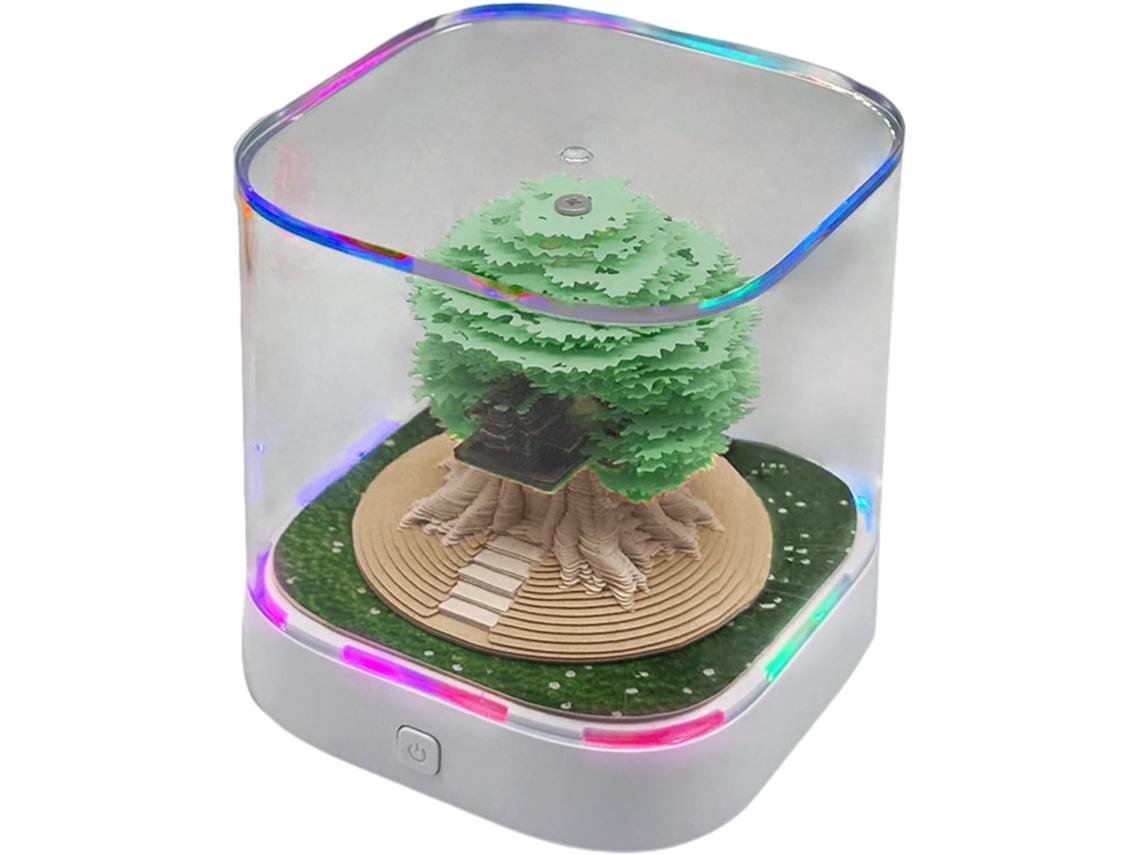 Calendario De 2026 Con Escultura De Papel 3d En Forma De Casa Del Árbol Para Estudio, Oficina, Entrada