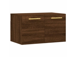 Maison Exclusive - Armario De Pared Madera Ingeniería Marrón Roble 60x36,5x35 Cm