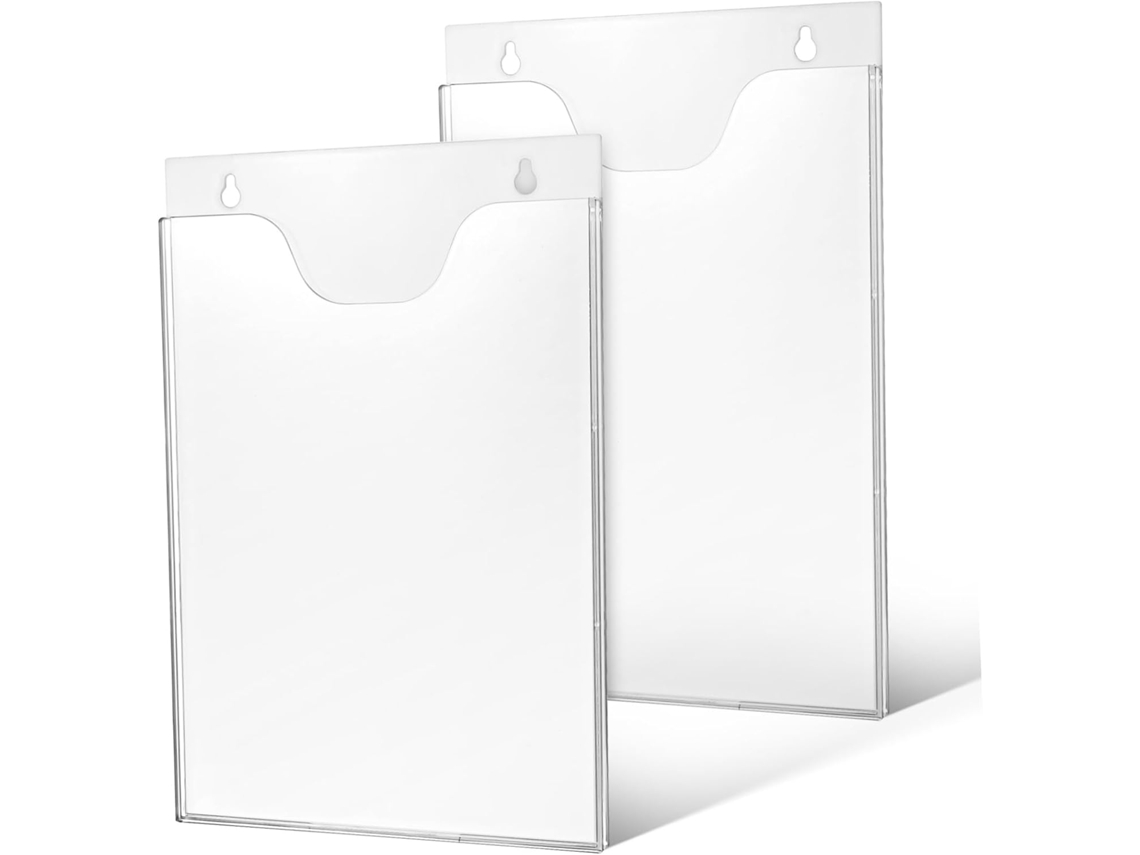 Soporte Para Documentos De Acrílico De 2 Pulgadas Para Cartas, Expositor De Folletos Tamaño A4.