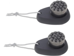 Cepillo Facial De Limpieza Profunda Y Masaje Con Cerdas De Fibra Suave Para Mujeres, Paquete De 2