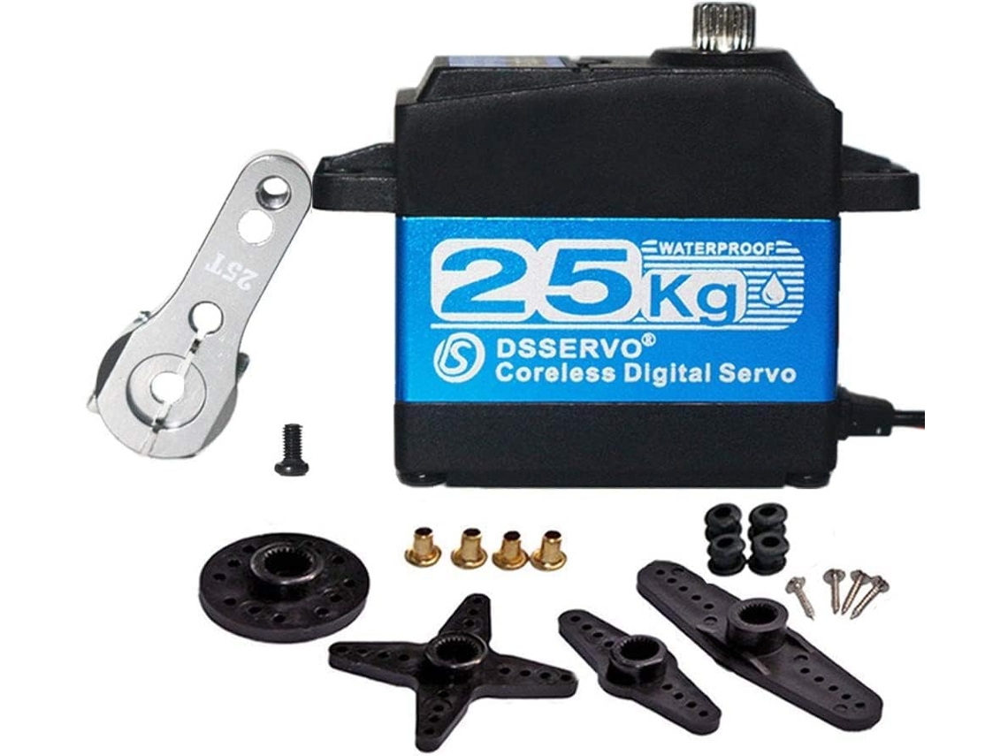 Pieza para Teledirigidos DS3225PRO Servomotor digital 7.4V 25KG Coreless con levas 25T