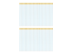 50 Varillas De Inseminación Artificial Para Perros, Tubo De Catéter De Pvc Desechable De 40 Cm, Color Azul.