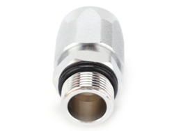 Conector de tubería de aceite de plata de 3/4 de pulgada para inyectores