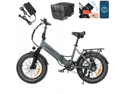 Bicicleta eléctrica Samebike Lotdm200 II 750w 40km/h 20 pulgadas NFC 13ah 48v Gris