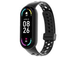 Correa para Xiaomi Smart Band 10/9/8 - Silicona - Cierre magnético negro