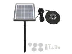 Kit de bomba solar para fuente exterior con batería y luz LED flotante, tipo dividido, 8 V CC