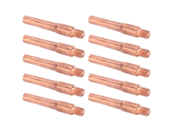 10 Puntas De Contacto M6 De Cobre Para Soldador, 45 X 7,5 X 1,2 Mm.
