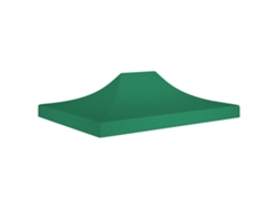 Techo De Carpa Para Celebraciones Verde 4,5x3 M 270 G/m²