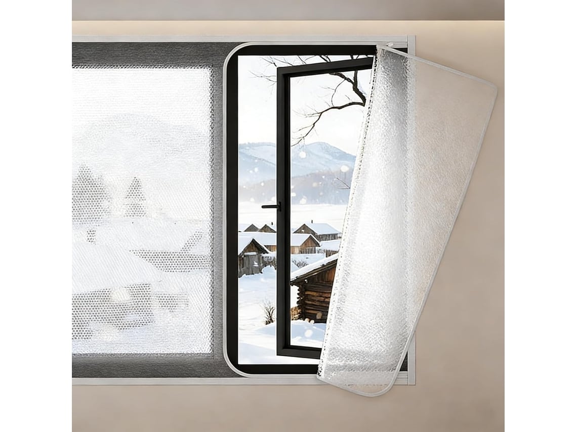 Lámina De Sellado Para Ventanas, Kit Aislamiento Térmico Interior Invierno, Alta Durabilidad, Apto La Mayor...