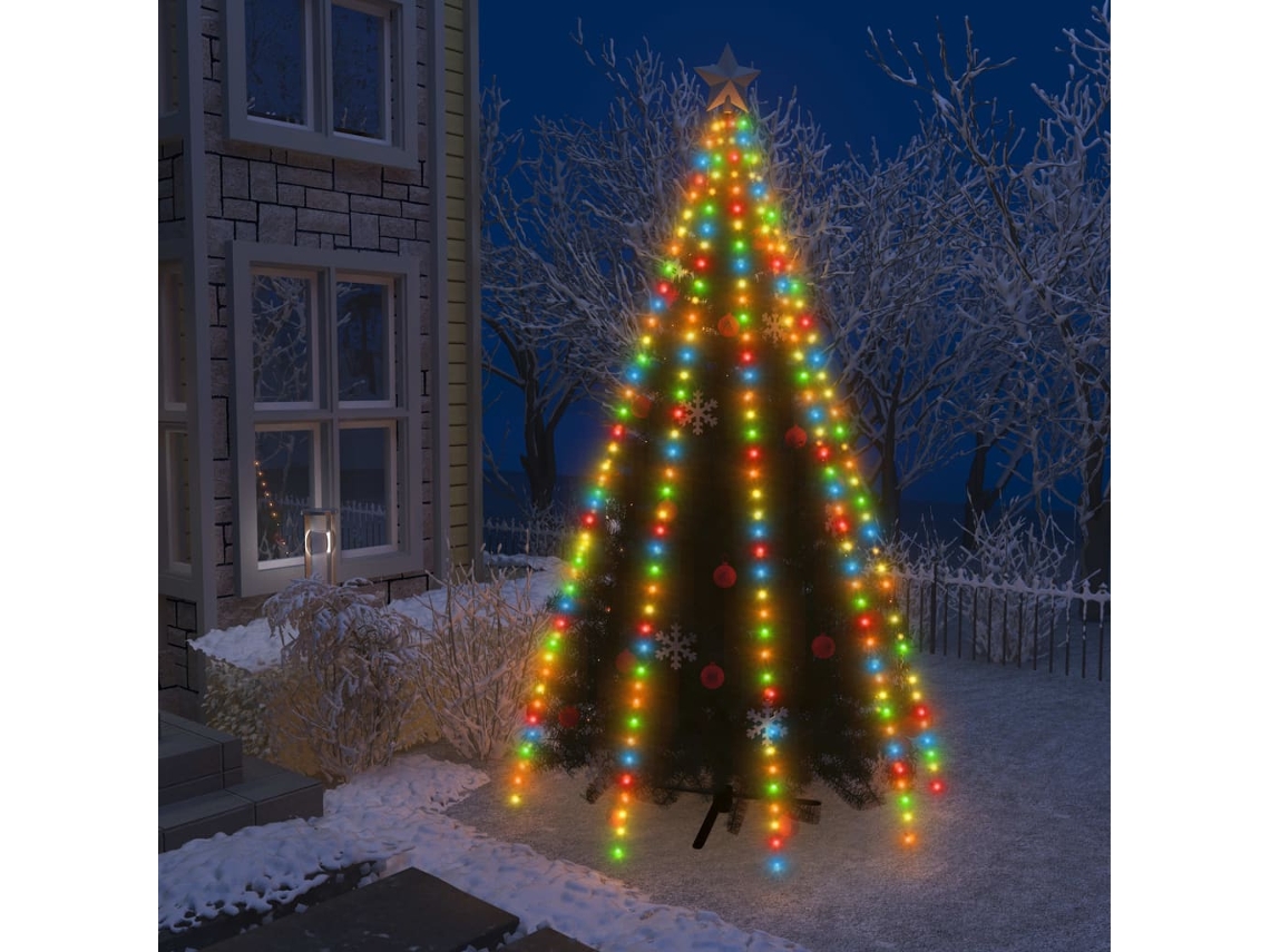 Guirnalda de luces LED para árbol de Navidad, 400 cm, coloridas, Wsd6831, Lovely Home