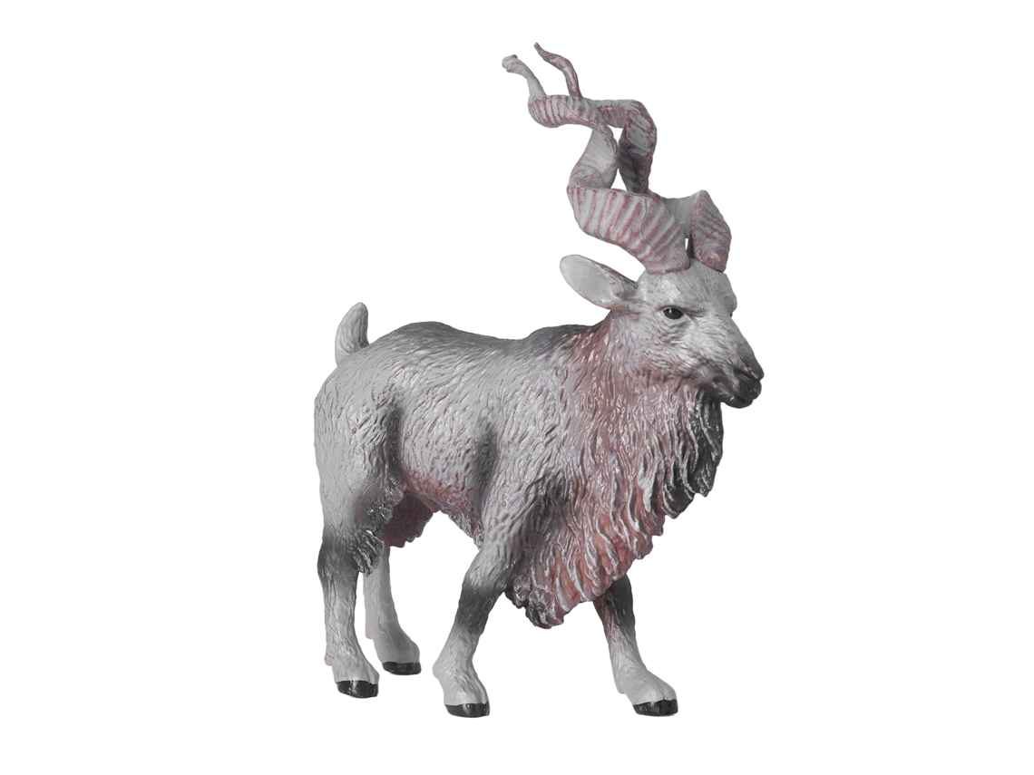 Figura de cabra Jinwei Capra Falconeri Vívida Interesante Educativa 20x21cm Adorno de animal decorativo para juguetes
