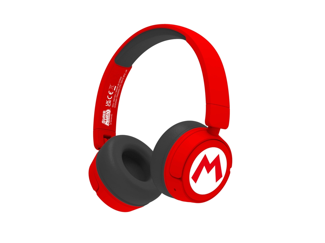 Auriculares Super Mario Inalámbrico Alámbrico Diadema Música Usb OTL Bluetooth Negro