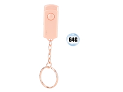 Memoria Usb Giratoria De Metal De Oro Rosa 64g Para Windows Mac Os, Memoria Flash Usb Portátil