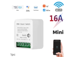 Módulo Mini Interruptor Inteligente Wi-fi Con Control Remoto Por Aplicación/voz Compatible Con Alexa/assistant