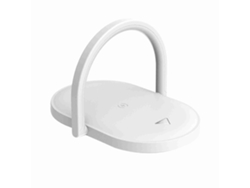 Base De Carga Inalámbrica Plegable 3 En 1 15w Rápida Con Soporte Y Luz Nocturna Blanca Portátil