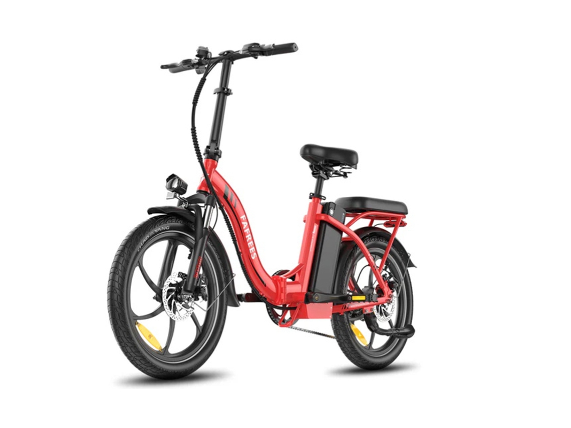 Bicicleta eléctrica Fafrees F20+ 20x3'' 250w 36v 20ah 25km/h 130km Roja