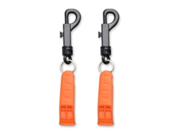 2pcs Silbato De Emergencia Sobrevivencia Con Gancho Para Camping Senderismo Outdoor Seguridad