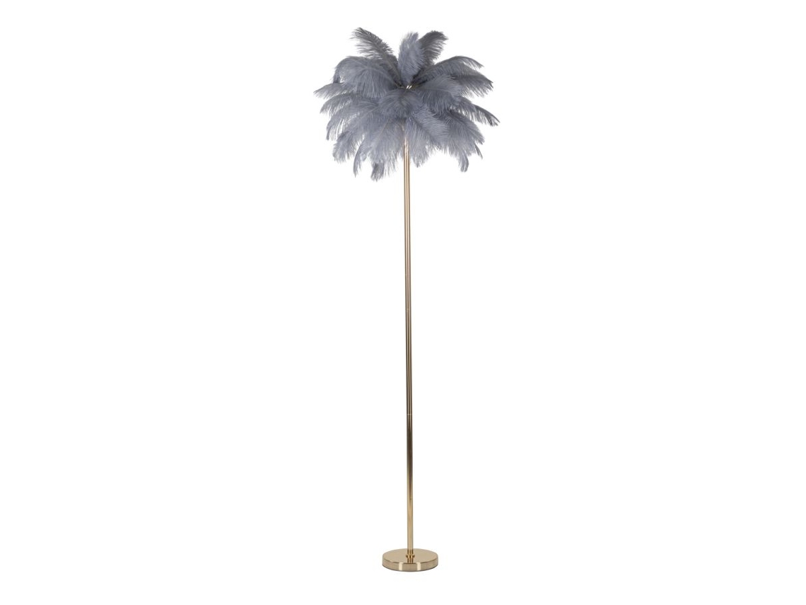 Lámpara de Pie Gris Palma Cm 55X160 MAURO FERRETTI