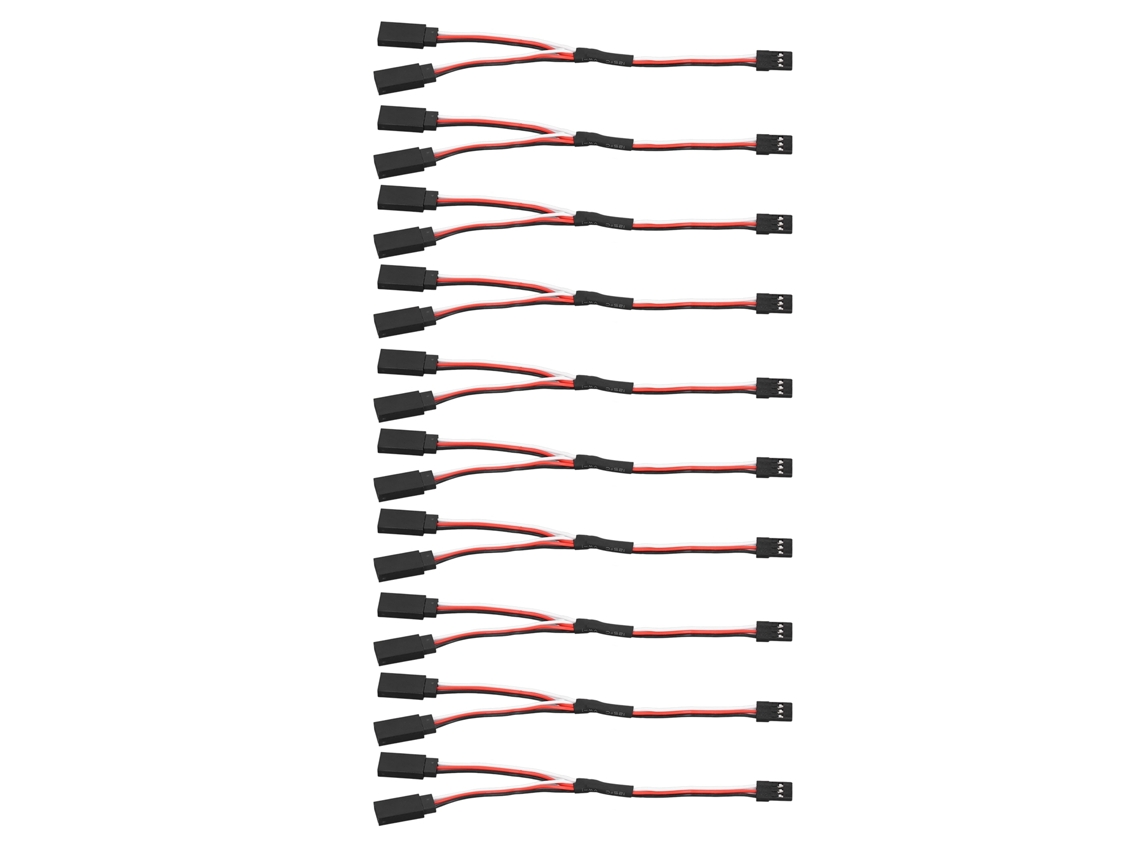 Cable De Extensión De Servo De 3 Pines Hembra A Macho De 150 Mm Para Control Remoto Rc