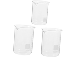 3 Piezas, Té, Vaso, Para Cocina, Vaso Graduado De Vidrio De Borosilicato Resistente A Altas Temperaturas.