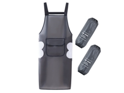 2 Unidades Delantal De Trabajo Impermeable En Tpu Resistente, Ropa Duradera Extra Larga Con Delantal Con Pechera Ajustable Para Lavado De Platos, Labo