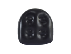 Cojín de asiento con ventosa para soporte lumbar, almohada inflable suave para bañera de hidromasaje y spa.
