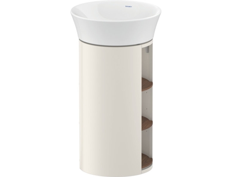 DURAVIT White Tulip, mueble de lavabo de pie, ancho 350 x fondo 410mm, con compartimento abierto, con tecnología tip-on, WT42390