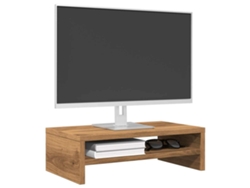 Soporte Mesa Pantalla Madera Ingeniería Roble 42x24x13 Cm