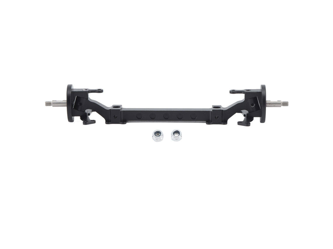 Vara De Direção Do Eixo Dianteiro De Alumínio Para Tamiya 1/14 Rc Reboque Trator Preto