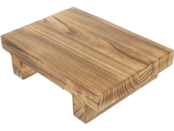 Taburete Pequeño De Madera De Estilo Vintage, Antideslizante Y Duradero, Estante De Almacenamiento Multifuncional Para La Sala De Estar.