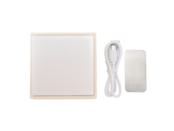 Lámpara De Noche Infantil Pequeña, Recargable, Inalámbrica, Led, Portátil, Regulable, Con Batería, 0,5 W, Color Blanco Lechoso.