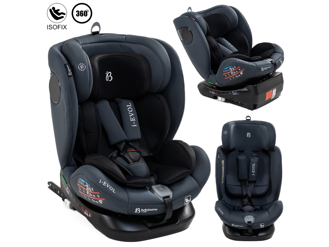 Silla de Auto 360° Rotativa Isofix (Grupo 0+/1/2/3) - BEBELISSIMO i-EVOL - 40-150cm
