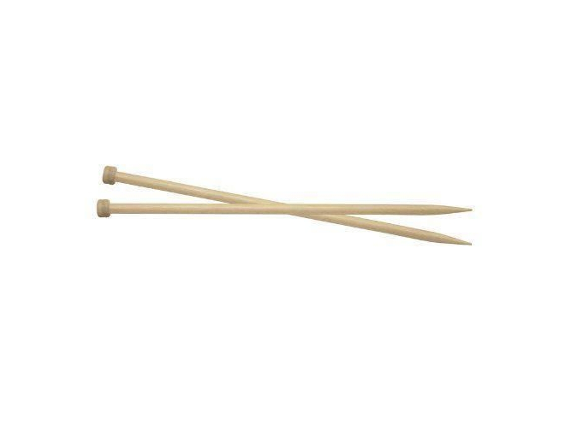 Agujas de una sola punta Basix de 30 cm x 5 mm en Birch Knitpro