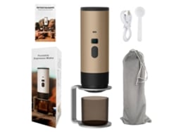 Cafetera Expreso Portátil (champán) - Cafetera 2 En 1, Compatible Con Café En Polvo Y Cápsulas Ns