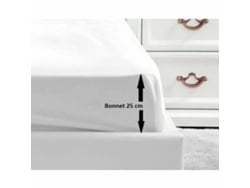 Sabana Bajera Ajustable LOVELY HOME (Blanco - 140 x 190 Cm)