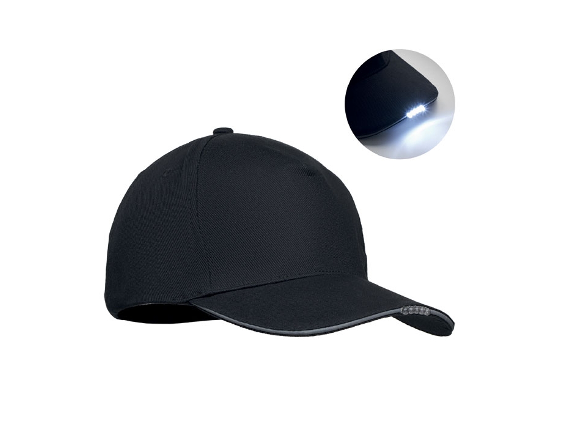 Gorra Led De 5 Paneles 220gr