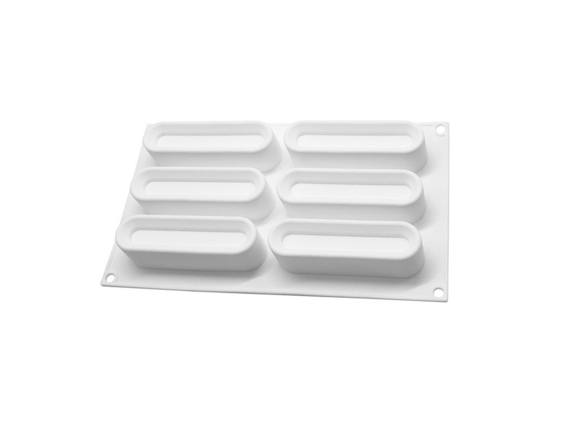 Forma Alargada De Mousse A Rayas