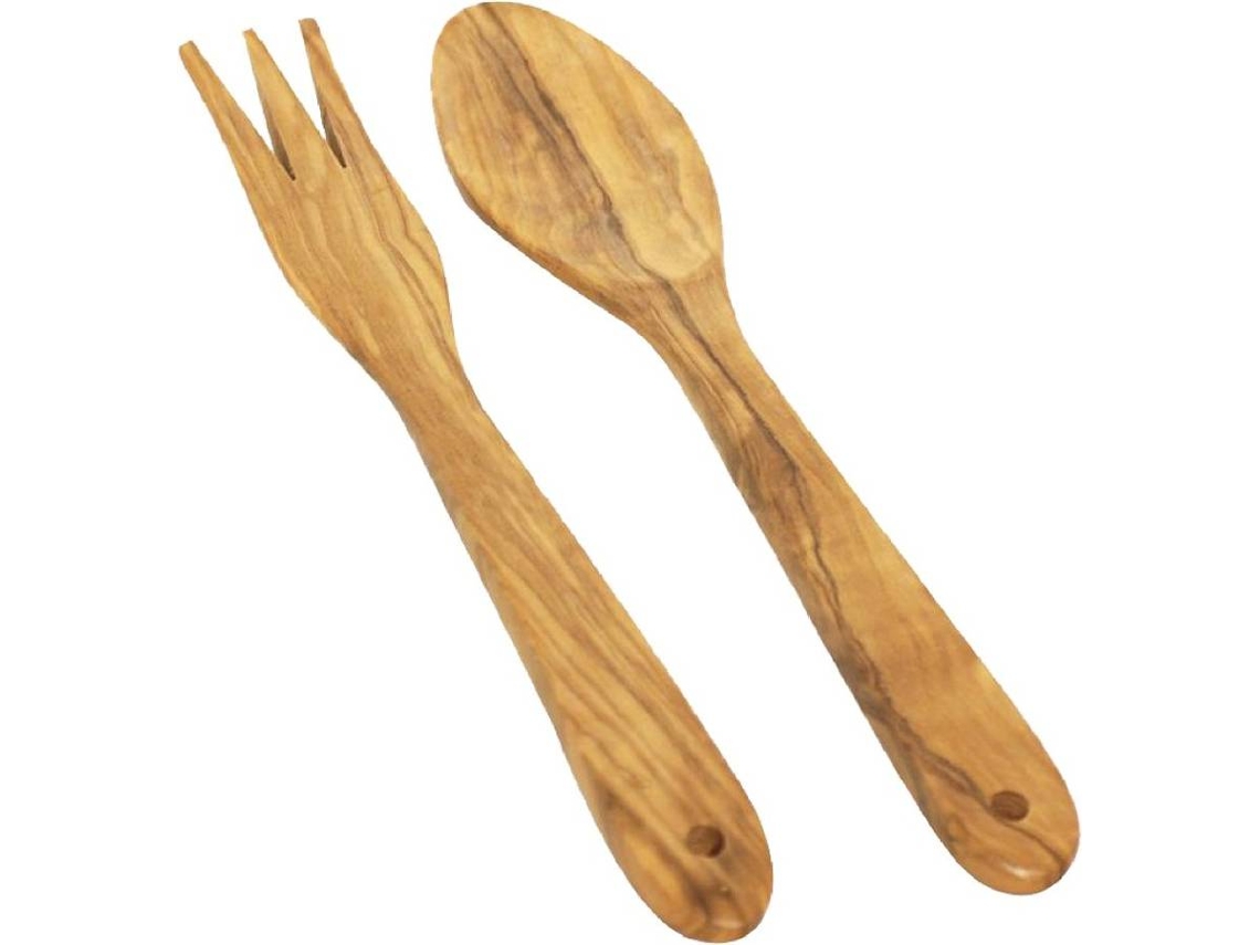 Cuchara y Tenedor Set De 2 Unidades Cocina Utensilios Colección Lavanda Y Olivo Signes Grimalt Decor And Go