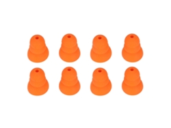 8 Pontas De Silicone Para Fones De Ouvido Substituição Se846 Se535 Se215 Buraco Interno 2.0‑3.5mm Laranja