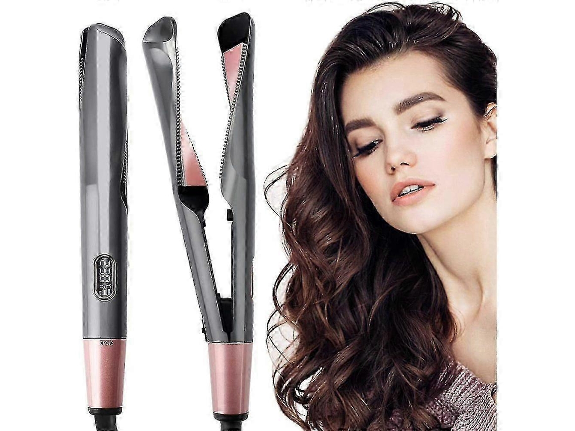 Rizador de pelo multifunción Remington Curlstraight Confidence 25/26. Mejora con placas curvas para peinados versátiles. Nostalgia88
