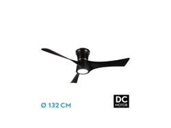 Ventilador DC Tianas 18W Negro 3 Aspas FABRILAMP