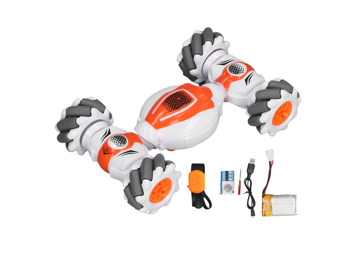 Coche Acrobático Con Control Por Gestos, Rotación De 360° Y Doble Rodamiento, Juguete Rc.