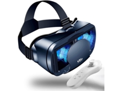 Gafas 3D VR inteligentes compatibles con teléfonos móviles de 5 a 7 pulgadas, color negro Siurn